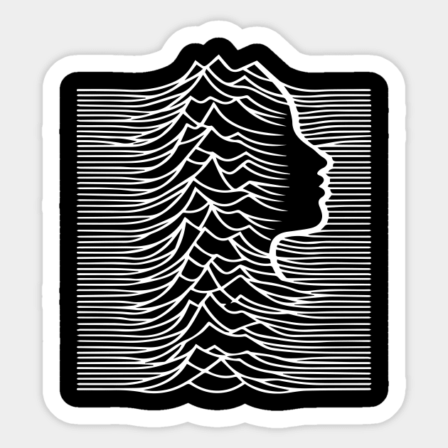 woman waving waves Sticker by lkn